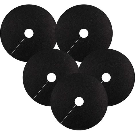 Lot de 5 Anneaux de paillis d arbre Non tissés de 20 virgule 4 Pouces Tapis Protecteur d arbre dégradable réutilisable pour la (1/5)