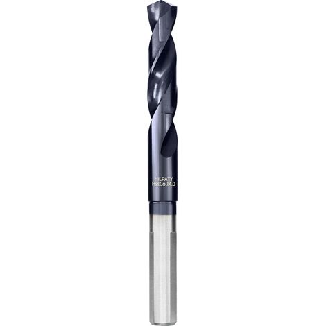 Foret Metal Hélicoïdaux, HSS Forets Meche Metal Foret à Mèche M35 HSS-Co à Revêtement AlTiN, Standard DIN 338 (14mm) (1/5)