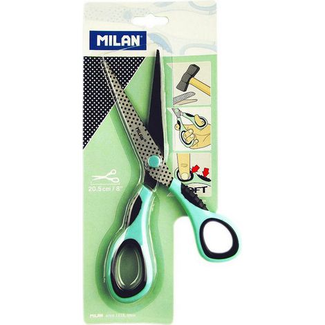 Blister con forbici da ufficio blu 20,5 cm Milano (1/4)