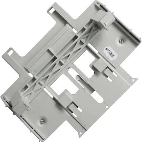Ersatzteil - Halter + Rollen für oberen Korb -  - BRANDT, DE DIETRICH, THOMSON, SAUTER, SANGIORGIO, VEDETTE, OCEAN, THERMOR, KLEENMAID, BLANCO, DIPLOMAT, HELKAMA, NOVY, FAGOR, ORANIER, FRANKE, BERNSTE