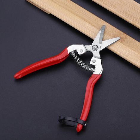 1Pc robuste arbre fruitier bonsaï jardinage élagage cisaillement ciseaux de jardin outil de taille lame incurvée (1/5)