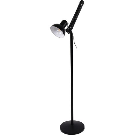 Lampadaire en métal avec bras articulé flexible, réglable, pour la maison, la chambre, le bureau ou la salle d'étude. Culot E27, 220 V. (1/5)