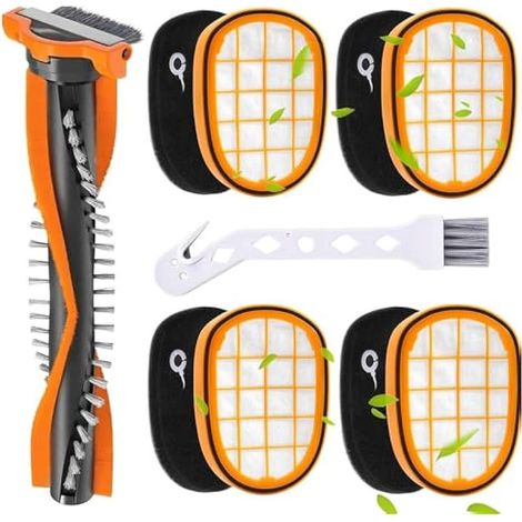 CYRILL – 6 Pièces Filtre Aspirateur pour Philips Speedpro Max Pièces de Rechange, FC5005/01 HEPA Filtres Pièces Accessoires Compatibles avec Philips FC6728/FC6727/FC6822/FC6812, 7000 Series 8000 Serie (1/5)