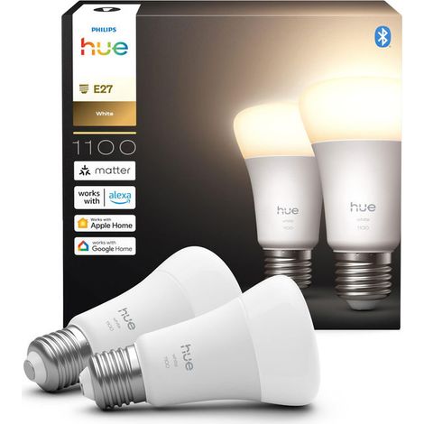 Philips Hue E27 Lampadina Connessa Bianca 9,5W