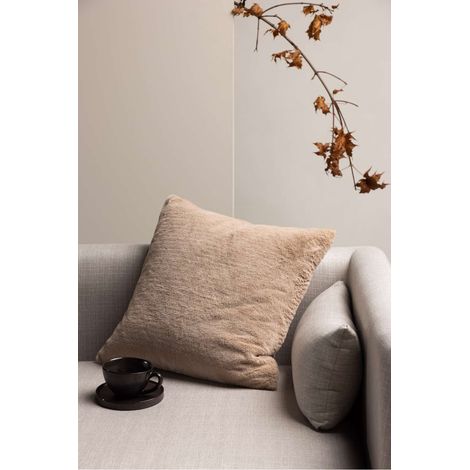 Thea taie d'oreiller 50x50cm beige.