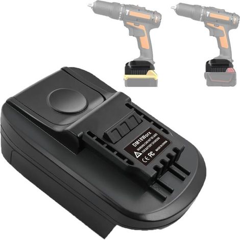 Adaptateur de batterie pour outils électriques Worx 20 V à 4 broches, convertisseur pour Dewalt 20 V et batterie (1/4)