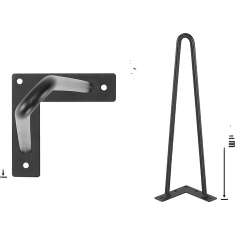 Pieds de meubles, hauteur 40,6 cm (16 pouces), capacité de charge de 227 kg (500 lb), 40,6 cm (16 pouces) (1/2)