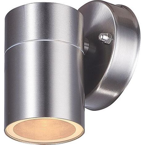 Applique murale d'extérieur LED 1000529 en acier inoxydable 1x GU10 IP44 pour LED et halogène jusqu'à 35W (1/2)