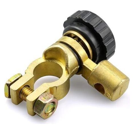 Coupe Circuit Batterie 12V, Interrupteur Terminal Connexion, Cosses Batterie 12V pour Voiture Camion Bateau Véhicule 15-17mm (1/5)