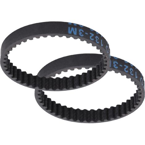2 courroies de distribution synchrones en caoutchouc à boucle fermée de 132 mm, compatibles avec VS4‑10 Axial SCX10/II/III (1/5)