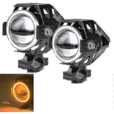 Phare de moto pour LED U7 125W avec faisceau spot et faisceau longue portée 10 (1/5)