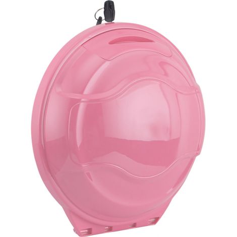 (Exclusivité Asie du Sud-Est) Coffre arrière pour véhicule électrique, coffre modifié, dossier universel incliné, petit sac à dos rose en forme de soucoupe volante (1/5)