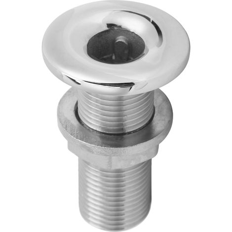 Raccord de coque en acier inoxydable MJS022 pour bateaux et yachts, sortie de tuyau 1/2 pouce (1/5)