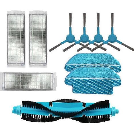 Brosse à rouleau avec filtre HEPA et chiffon de rechange pour balai Cecotec Conga 3290, 3490 et 3690