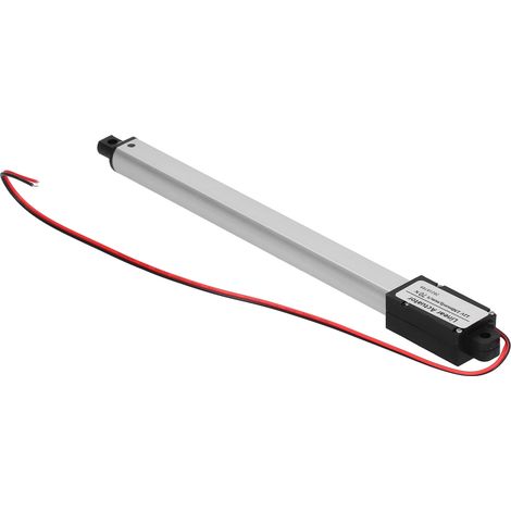 12V 150mm Linearantrieb mit Kurzschlussschutz, integriertem Endschalter und Geräuschreduzierung, 8mm/s und 70N Kraft, kompakte Ausführung. (1/5)