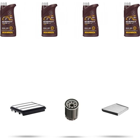 Kit tagliando 3 FILTRI e 4L OLIO compatibile con Suzuki Liana 1.3 16V 66w dal 2001 (1/4)