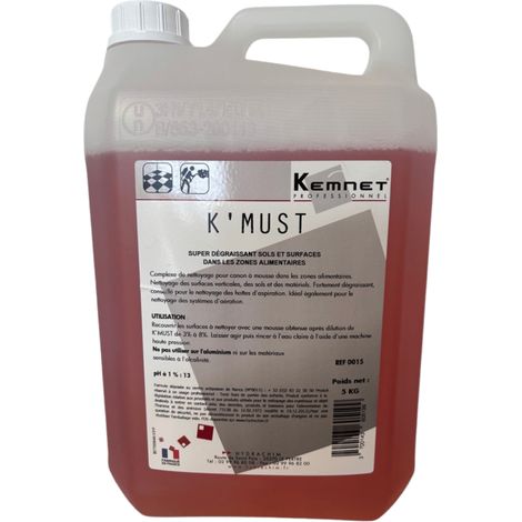 KEMNET - Super dégraissant sols et surfaces- K Must - 5L (1/5)