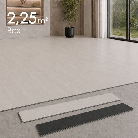 SPC Klick Hart Vinylboden, Wasserfest, Bodenbeläge, 4mm + 1mm Unterlage, Box 2,25 m² Amsterdam (1/5)