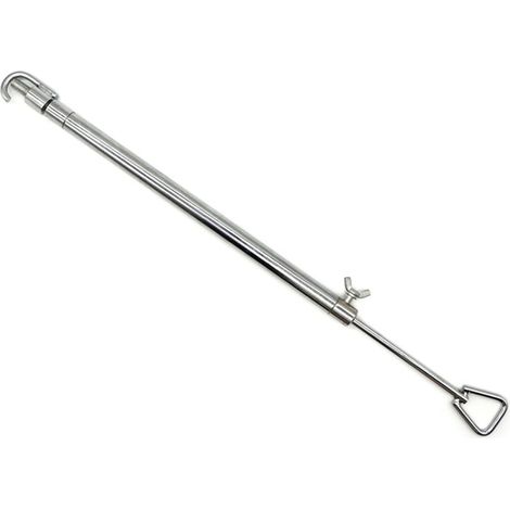 Barre de levage pour capot, traction, porte de voiture, réglable de 45 cm à 75 cm, montable sans vis, antidérapante, porte de voiture (1/5)