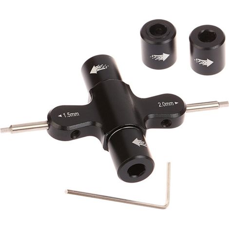 Chiave a cricchetto, dado a vite da 1,5-2,0 mm, cacciavite esagonale