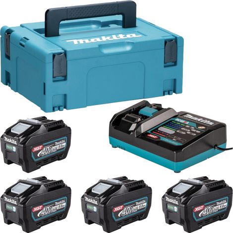 Makita Power Source Kit 4x BL 4050 F batería 40 V máx. 5,0 Ah XGT + cargador DC 40 RA + Makpac (1/4)