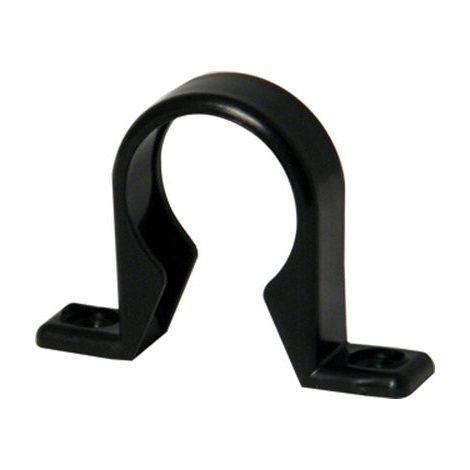 FloPlast 40mm Push Fit Waste Pipe Clip - Durable Black Clip (1/2)