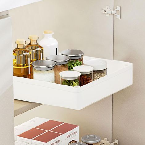 Tiroir Coulissant - Tiroir Coulissant Extensible - Organiseur de Placard Coulissant - Organiseur de Tiroir de Cuisine pour Placard de Cuisine - 38 cm L x 18 cm P x 6.5 cm H (1/5)