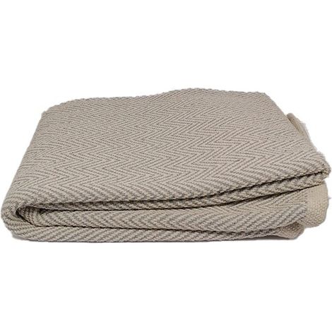 Tapis de Salon 120 x 170 cm - 100% coton - Motif Noir - SILUMEN
