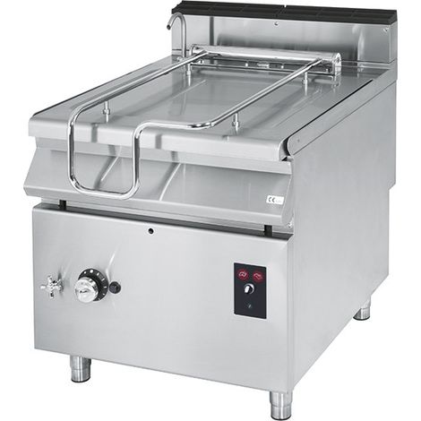 Sauteuse Basculante Gaz, Capacité 80 Litres, avec Cuve en Inox Motorisée - Virtus