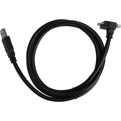 Câble Usb 3.0 Micro B Vers Usb A Angle Droit - Connexion Stable Haute Résistance - Pour Transfert De Données Et Charge - Noir 1.2m (1/5)