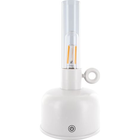 Schwaiger Akku LED Retro Tischlampe TILA3802 weiß (1/3)