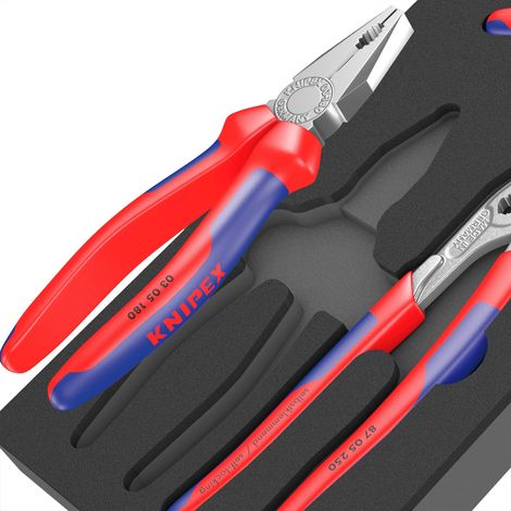Garniture mousse Wera 9780 Jeu de pinces KNIPEX 1