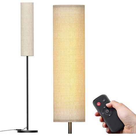 Lampe de sol 126 LEDs, 12W 800 Lumens, Télécommande magnétique, Température de couleur ajustable 2800K-7000K, Fonction de temporisation 1H/2H/3H (1/5)