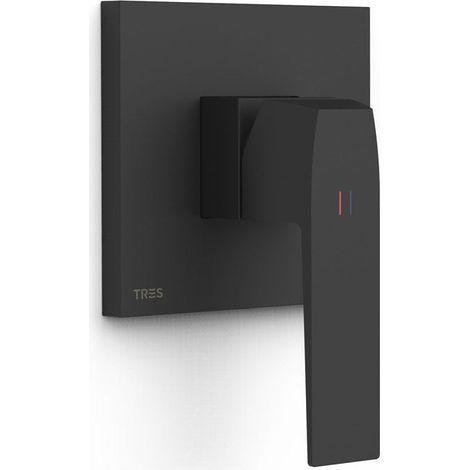 TRES 20227810NM RAPID-BOX Pieza Vista para Caja Empotrada de 1 Vía Color Negro Mate - ref: 20227810NM