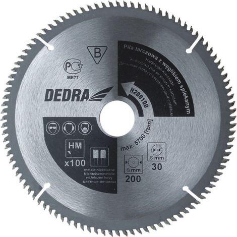 DEDRA H250100 lama de lama circolare 25 cm 1 pezzo(i) (1/2)