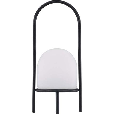 Colie Tischleuchte LED für den Außenbereich 19x43x19cm schwarz.