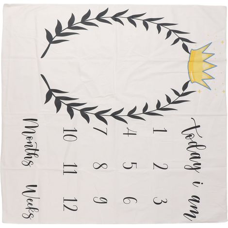 Couverture d'étape pour bébé, tapis d'étape en fibre de polyester douce de 39,4 x 39,4 pouces, adapté aux tout-petits. (1/5)