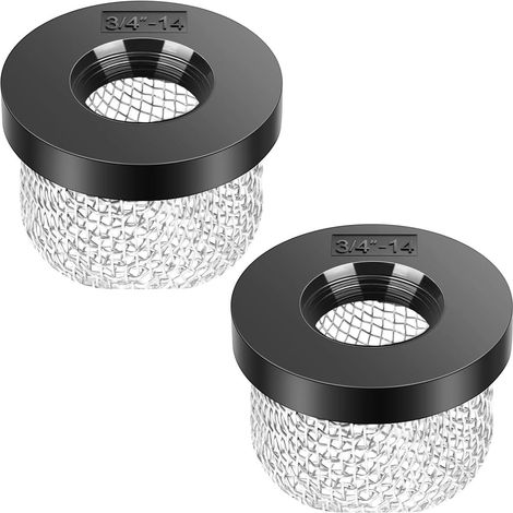 1 filtre de piscine en acier inoxydable 3/4 pouces 14, filtre de pompe de piscine, aérateurs à filetage, filtre à tamis améliorant le filtrage, filtre à mailles (1/5)