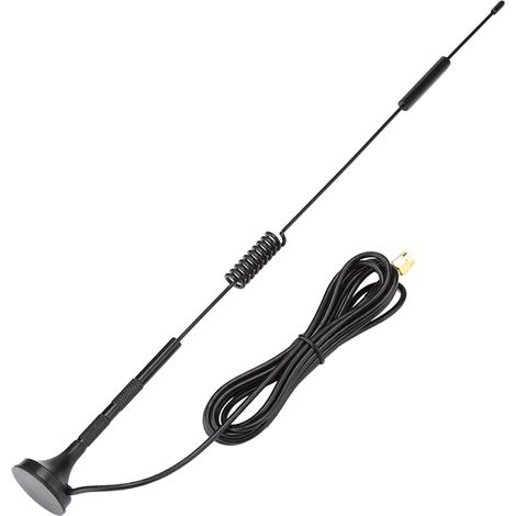 Antenne extérieure 4G/3G/GSM LTE à gain élevé de 18 dBi, antenne à ventouse magnétique 700-2700 MHz, 36 cm (5 m)