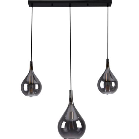 Naeve GOTA Plafonnier suspendu noir 3xE27 (1/4)