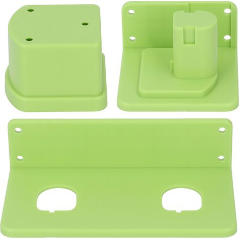 Support mural pour batterie 18V, porte-foret et rangement d'outils électroportatifs Ryobi, lot de supports en plastique robuste, fixation murale pour perceuse et accessoires (1/5)