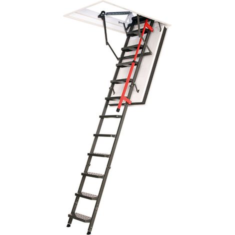 Bodenleiter 2,80m mit Brandschutz 120 min - Deckenöffnung 70x140c - LMF70140-280