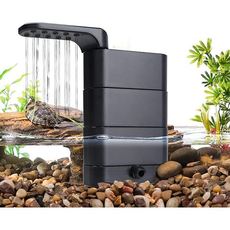 Aquarium Filter Biological Filtration Internal Filter Pump for Turtles Crabs and Frogs (1/5)