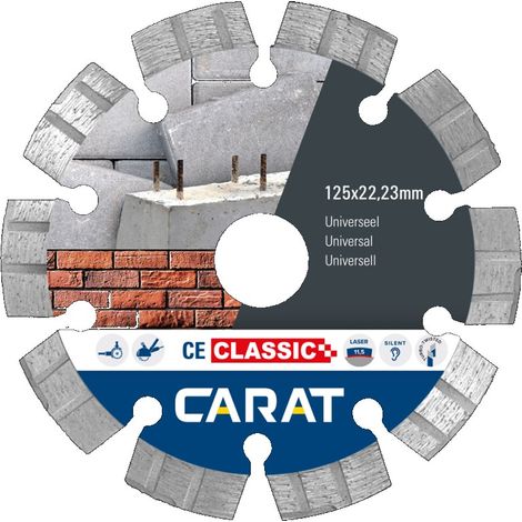 Carat Diamanttrennscheibe UNIVERSAL CE CLASSIC 125 mm Durchmesser CEC1253000