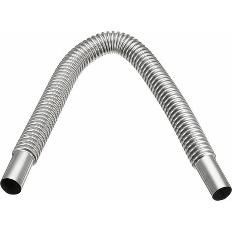 Tuyau d'échappement De Chauffage Acier Inoxydable Argent 60cm Pour Voiture (1/4)