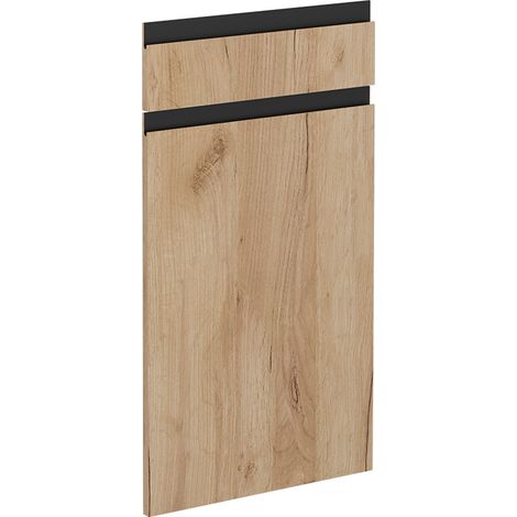 Façade de cuisine R-Line, Chêne de force doré, 39.6x70.8cm façade de meuble pour meuble bas à tiroirs, Vicco (1/5)