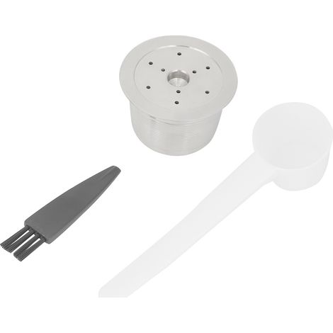 Capsules de café réutilisables en acier inoxydable, compatibles avec les machines à café Wacaco Minipresso. (1/4)