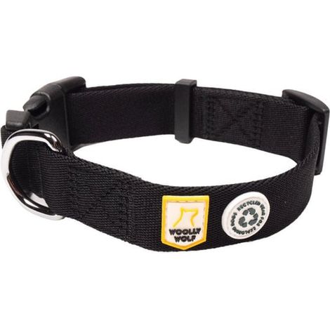 Woolly Wolf - Collar Black Raven M 30-45cm