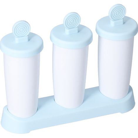 2 Stück Eiscremeform mit 3 Fächern, DIY-Dessert-Eiswürfelform für die Sommerküche zu Hause (1/5)