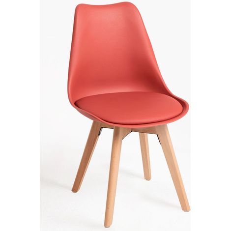 Sillas Comedor - Silla Synk Basic - Rojo Vino